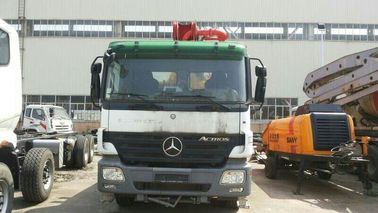 300 Kw Used Concrete Pump Truck Mounted Concrete Pump With Benz Truck Chassis supplier