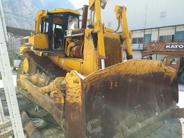 D8R Second Hand Caterpillar Bulldozer , Used Cat Bulldozer with Blade / ripper supplier