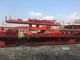 Large Scale Used Truck Trailers , Container Transport Skeleton Flatbed Semi Trailer supplier
