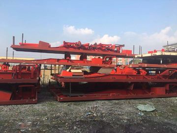 Large Scale Used Truck Trailers , Container Transport Skeleton Flatbed Semi Trailer supplier