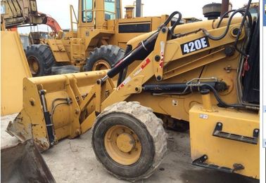 420E Used Backhoe Loader , Cat 420e Backhoe Loader 17000 Kg Operating Load supplier