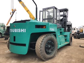 Japanese Mitsubishi Second Hand Diesel Forklifts / 30ton Used Forklift Trucks supplier