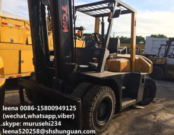 Used 5ton Tcm Forklift Trucks Fd50 / Japan Made Second Hand Fork Lift Trucks supplier