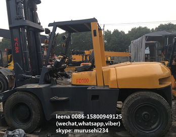 Diesel Second Hand Tcm Forklift Trucks Fd100z8 5.5m Lifting Height Made In Japan supplier