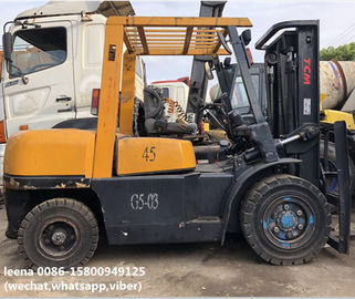 used 4.5ton tcm forklift FD45T8 originally made in japan ,worked for 2000 hrs, 3m lefting height supplier