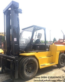 used diesel 2012 model 15ton komatsu forklift truck FD150E-7  low work hrs widely used in ports and factory supplier