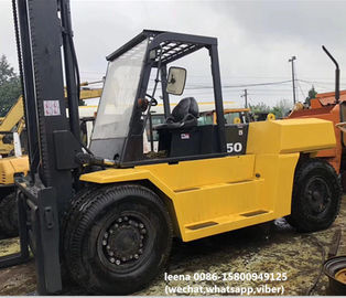 used diesel 2012 model 15ton komatsu forklift truck FD150E-7  low work hrs widely used in ports and factory supplier