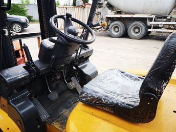 tcm used diesel forklift manual 3 ton isuzu engine with 3000mm mast supplier