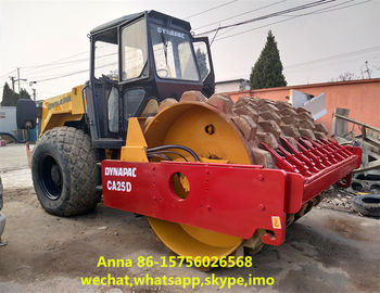 China 265L Fuel Tank Second Hand Road Roller 160KN / 79.5KN Vibration Frequency factory