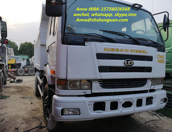China Durable 25 Tons Used Dump Trucks , Japan 10 Wheel Dump Truck PF6 Engine distributor