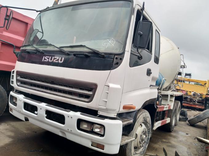Energy Saving Hino 700 Used Concrete Mixer Trucks No Oil Leak With New Battery