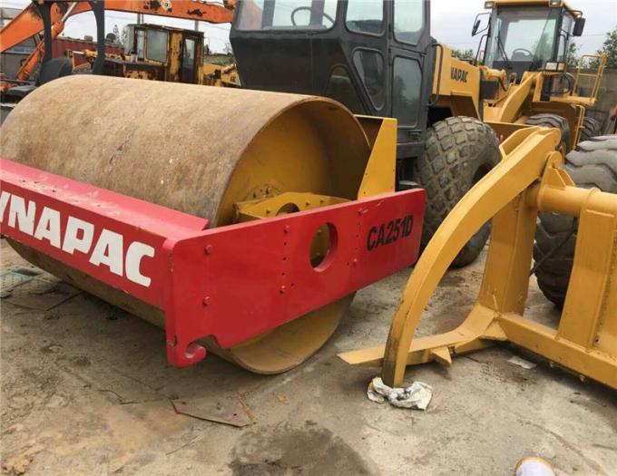 Ca30d Used Dynapac Road Roller , Sweden Used Single Drum Roller Compactors