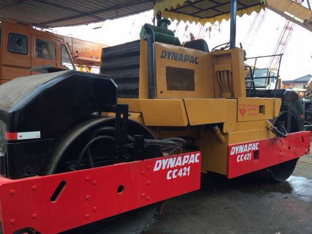 Stable Second Hand Road Roller , Used Road Roller 10700 Kg Operating Mass