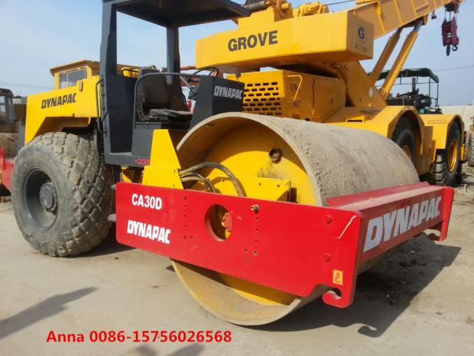 265L Fuel Tank Second Hand Road Roller 160KN / 79.5KN Vibration Frequency