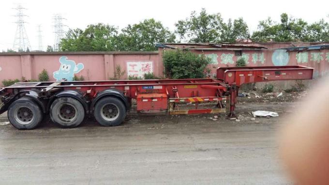 40 Tons Payload Used Truck Trailers Leaf Spring Mechanical Suspension